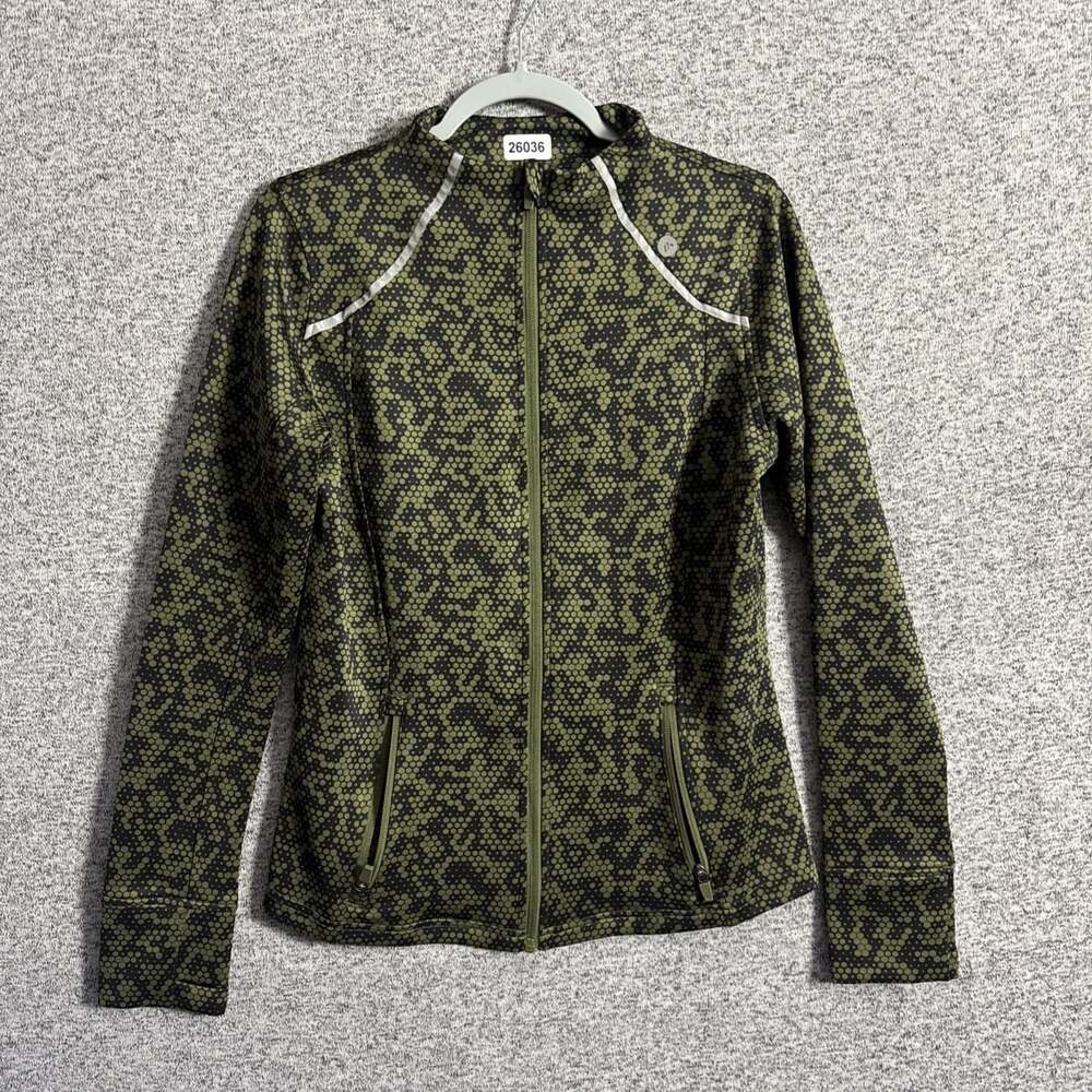 Alexo Athletica Women's Large Green Performance Full Zip Jacket